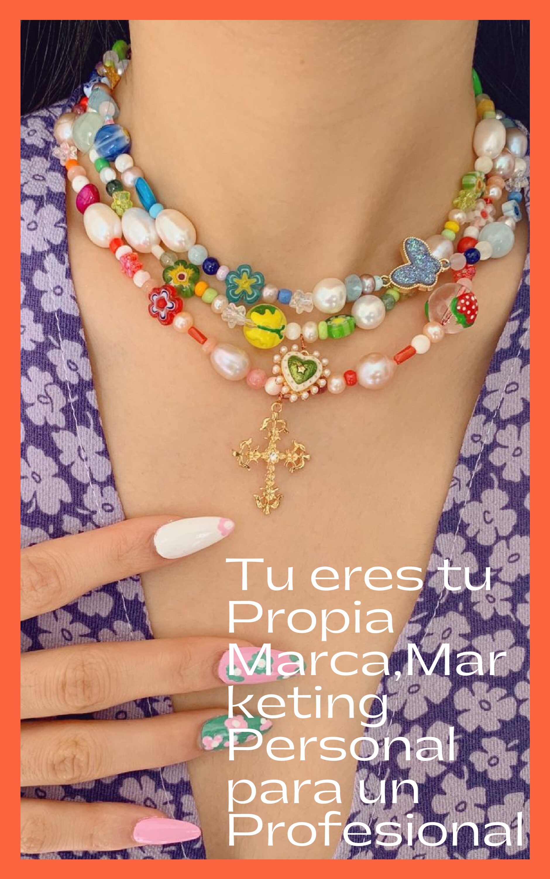 Portada de Libro Recetas de Alta Cocina y de Vanguardía con Foto en Marco Naranja